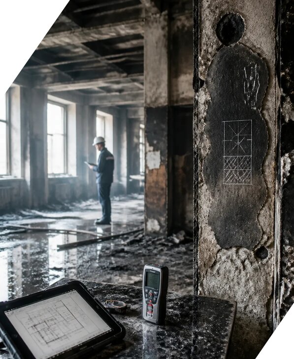 Обследование зданий после пожара в Коломне от 15209 р. | ЭкспертизаРоссия
