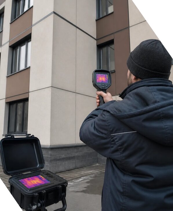Тепловизионное обследование зданий и сооружений в Коломне